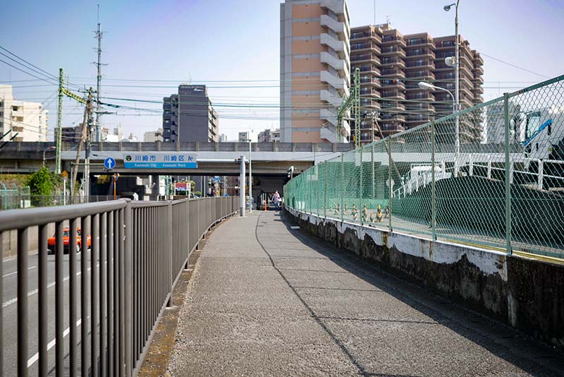 川崎堀之内ソープランド街へ続く国道409号線